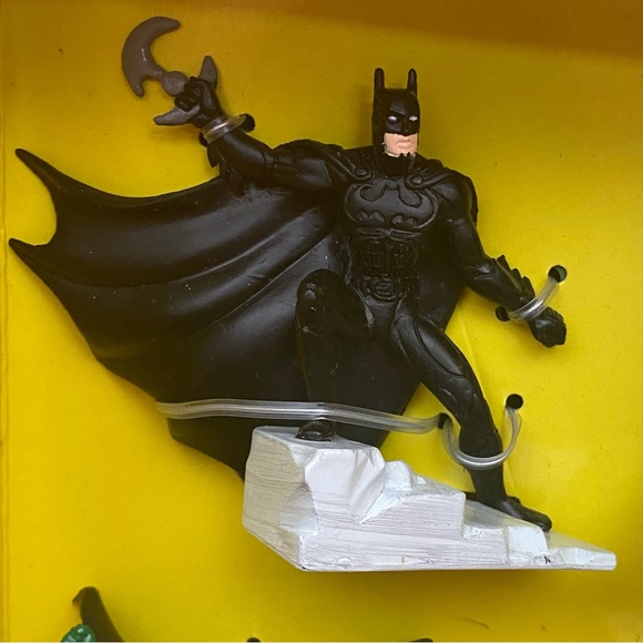 1995 Batman Forever Set of 6 Figures Batman Robin Two-Face Riddler Open Box - Picture 4 of 16